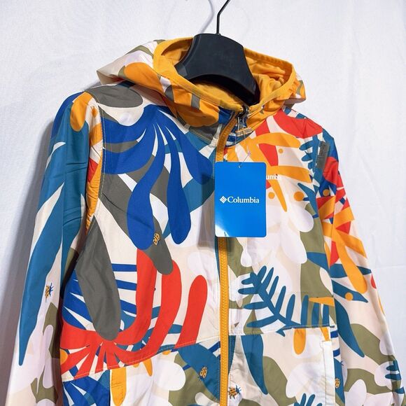 Columbia Pixel Grabber Youth S 8 Boys Girls Reversible Jacket Colorful Ladybug - Picture 4 of 7